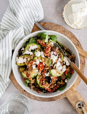 lunch salade met quinoa