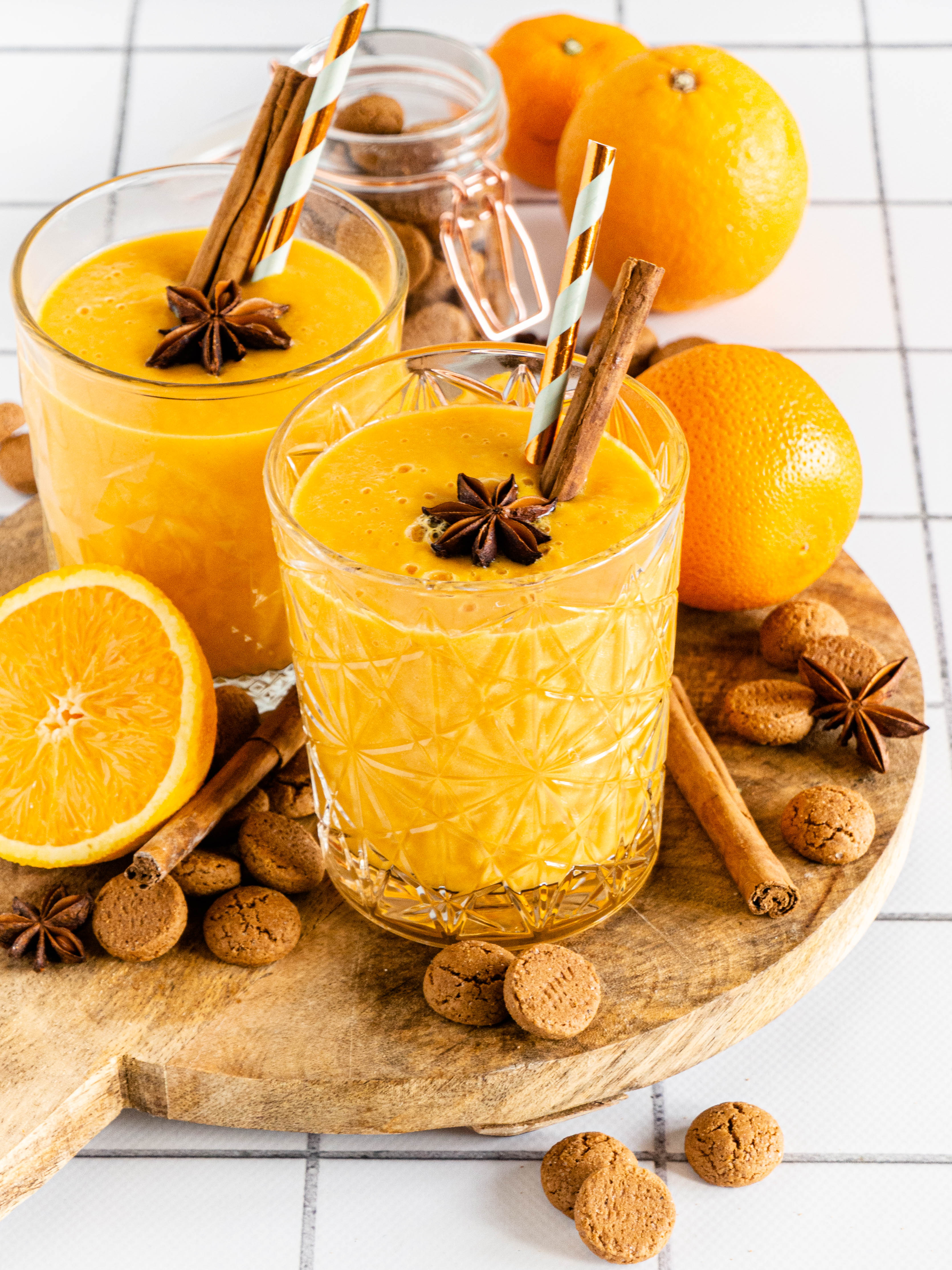 Sinaasappel wortel smoothie