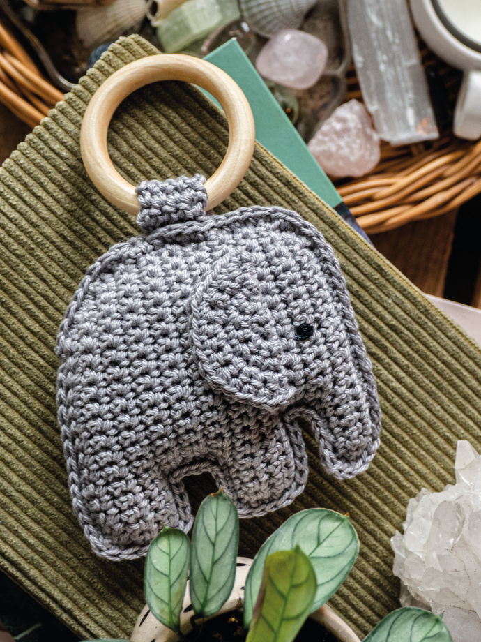 Gehaakt olifantje – gratis patroon